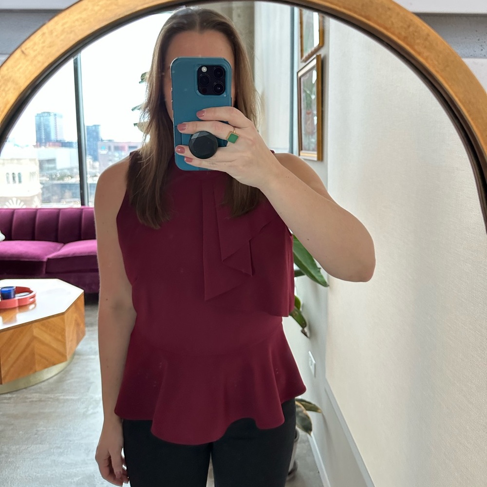 Parker peplum top